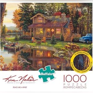 Buffalo Kim Norlien Peace Like a River- Large 300 Pieces Puzzle w/ Poster